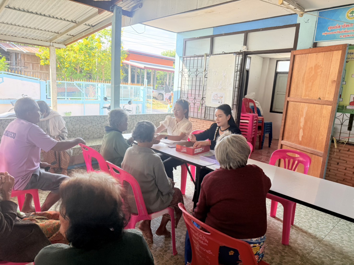 องค์การบริหารส่วนตำบลประสุข ออกบริการจ่ายเบี้ยยังชีพผู้สูงอายุและผู้พิการ ประจำเดือน ธันวาคม 2568 จำนวน 21 หมู่บ้าน