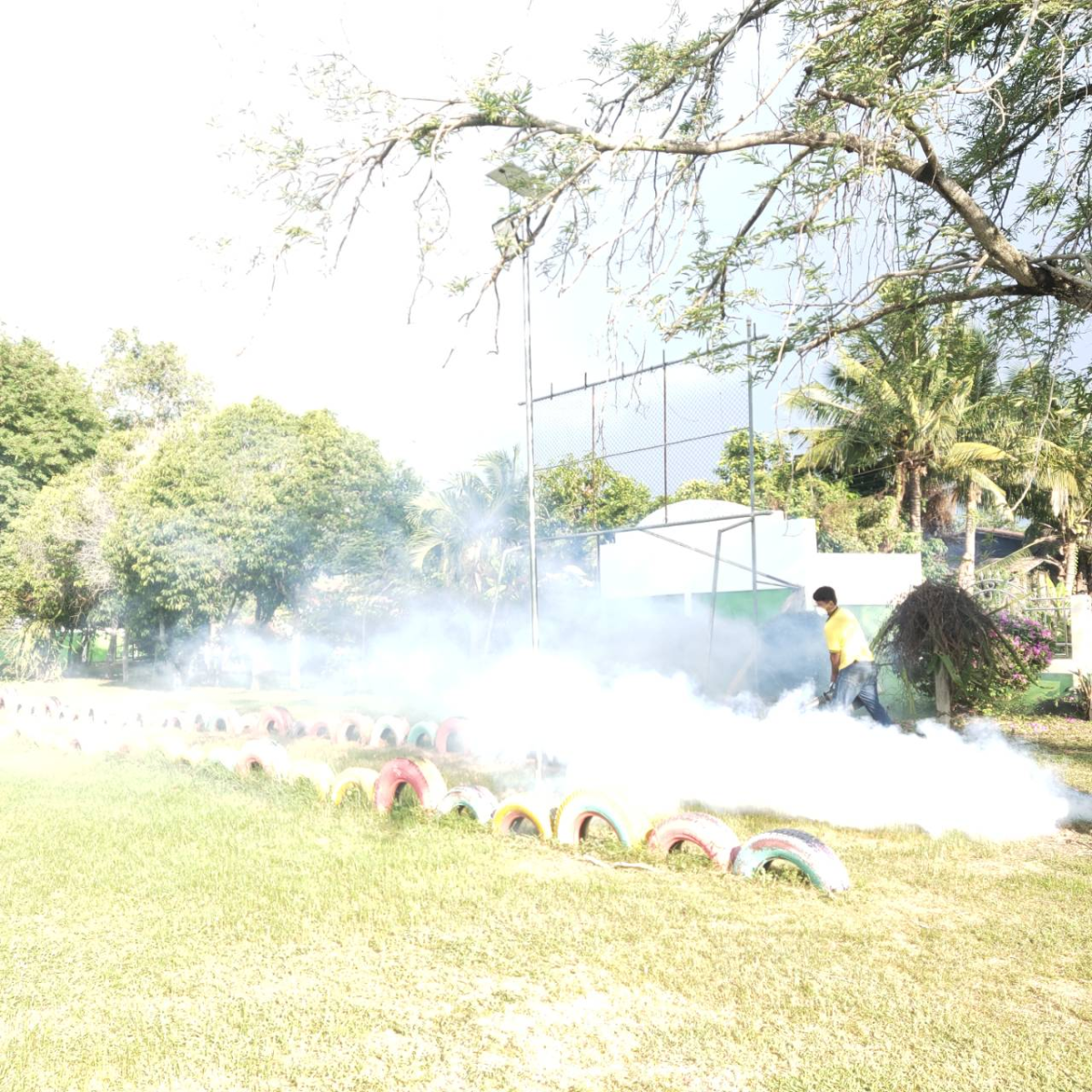 โครงการป้องกันและรณรงค์ควบคุมโรคไข้เลือดออกและไข้ซิกาในเขตตำบลประสุข ปี 2568