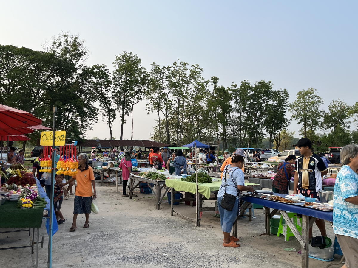 ประชาสัมพันธ์ตลาดในตำบลประสุข