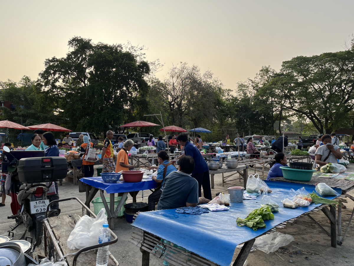 ประชาสัมพันธ์ตลาดในตำบลประสุข