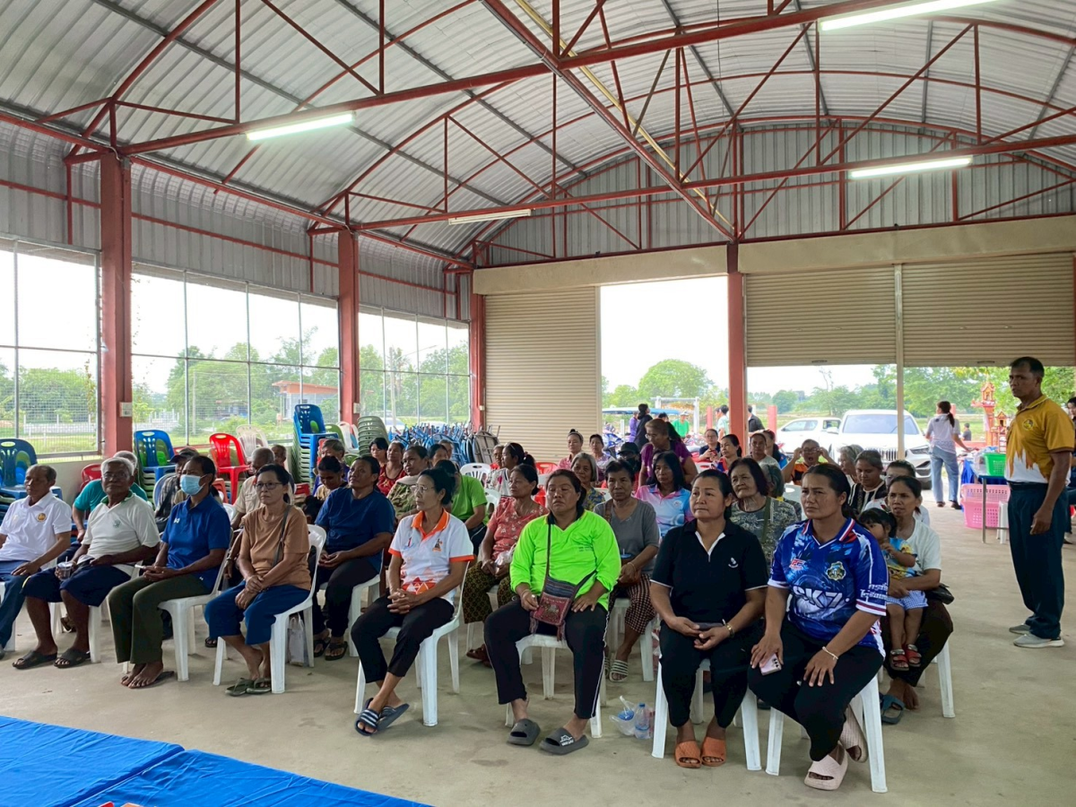 การมีส่วนร่วมในการจัดเวทีประชาคมหมู่บ้านหรือประชาคมตำบลประสุข ประจำปีงบประมาณ พ.ศ.2569