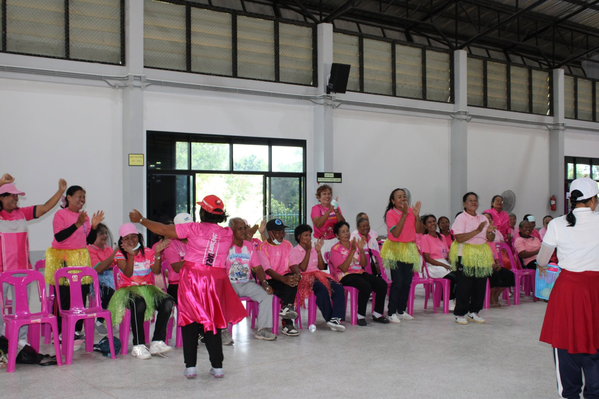 กิจกรรมการแข่งขันกีฬานักเรียนโรงเรียนผู้สูงอายุ