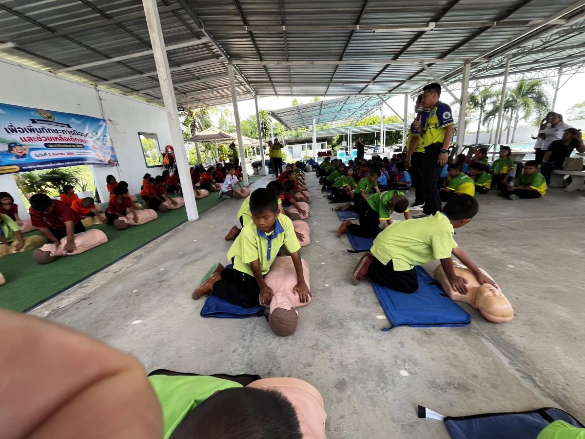 โครงการฝึกอบรมเพื่อเพิ่มทักษะการป้องกันและช่วยเหลือเด็กจมน้ำ ประจำปีงบประมาณ 2569 