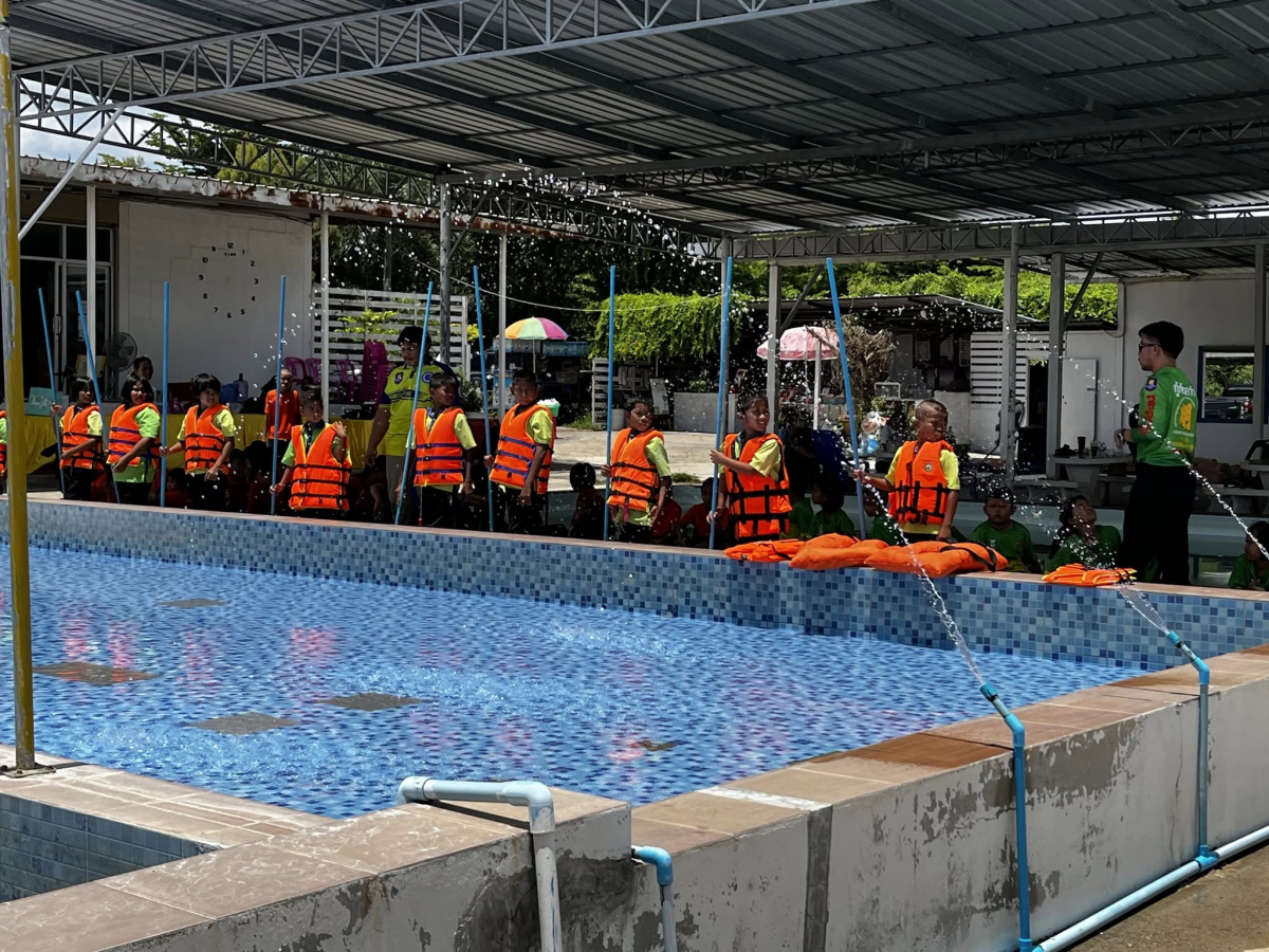 โครงการฝึกอบรมเพื่อเพิ่มทักษะการป้องกันและช่วยเหลือเด็กจมน้ำ ประจำปีงบประมาณ 2569 